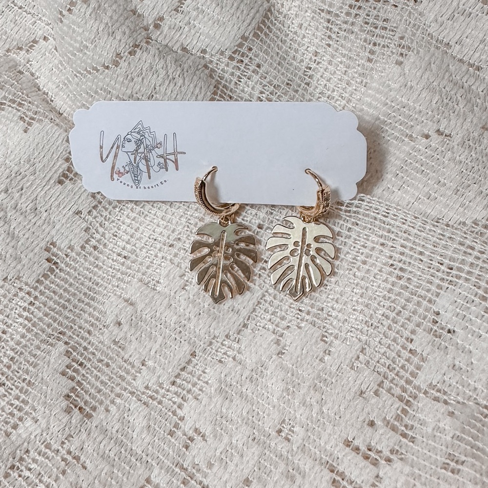 Handmade Leaf earring